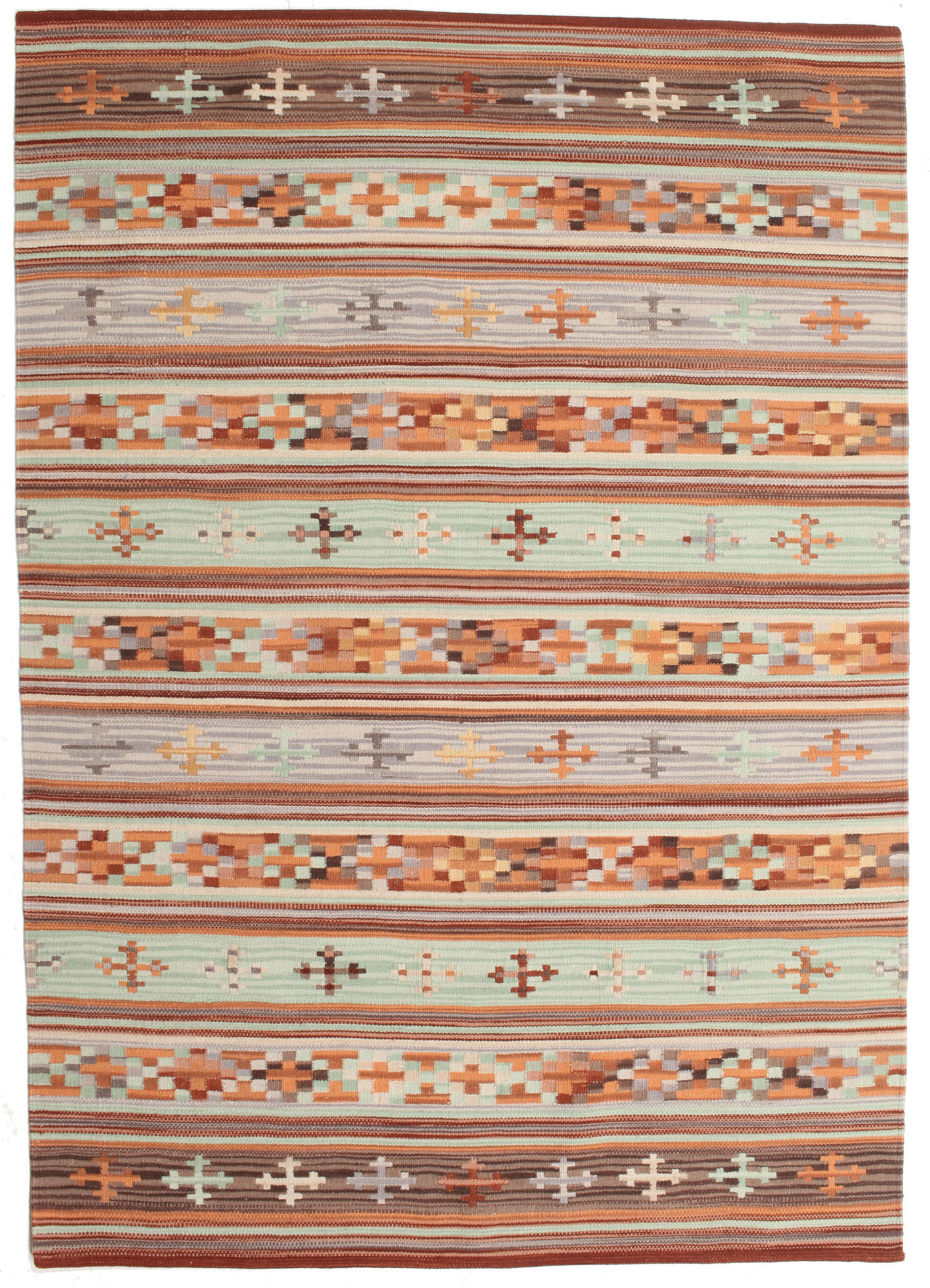 RugVista Kilim Anatolian Alfombra - Multicolor 140x200