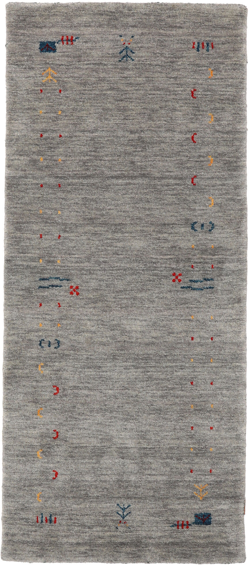 RugVista Gabbeh Loom Frame Alfombra - Gris 80x200