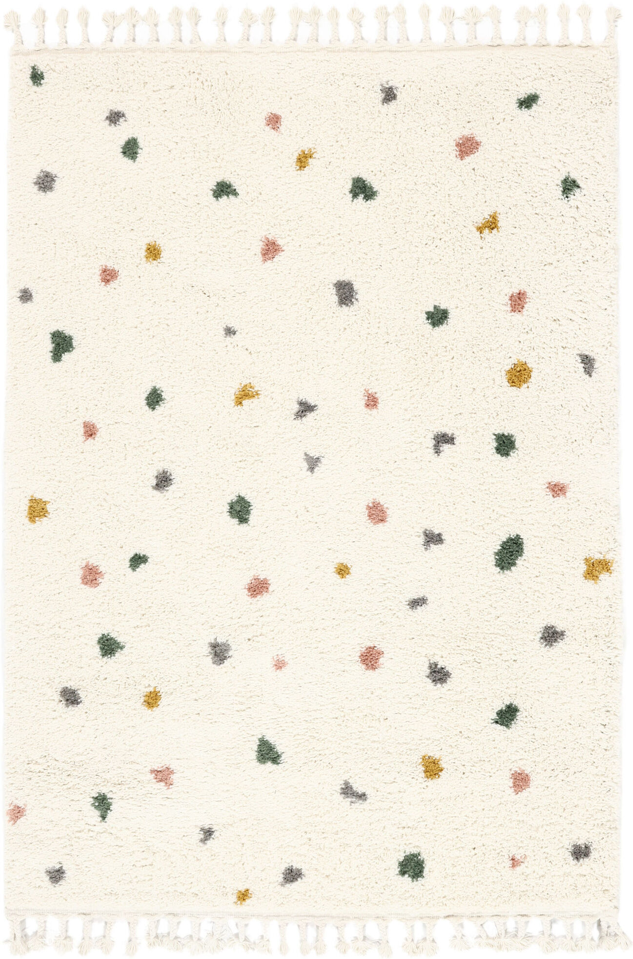 RugVista Confetti Alfombra - Blanco crudo 160x230