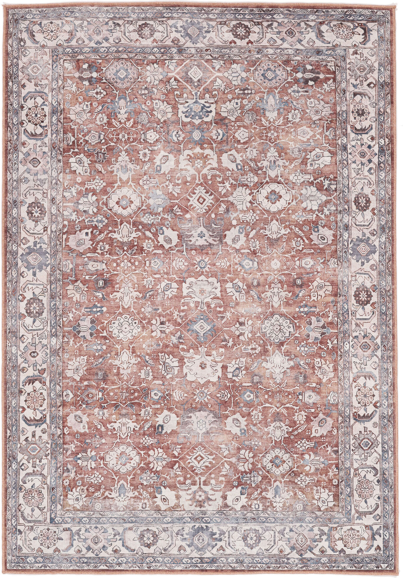 RugVista Galore Oriental Alfombra - Terracota / Beige 120x180