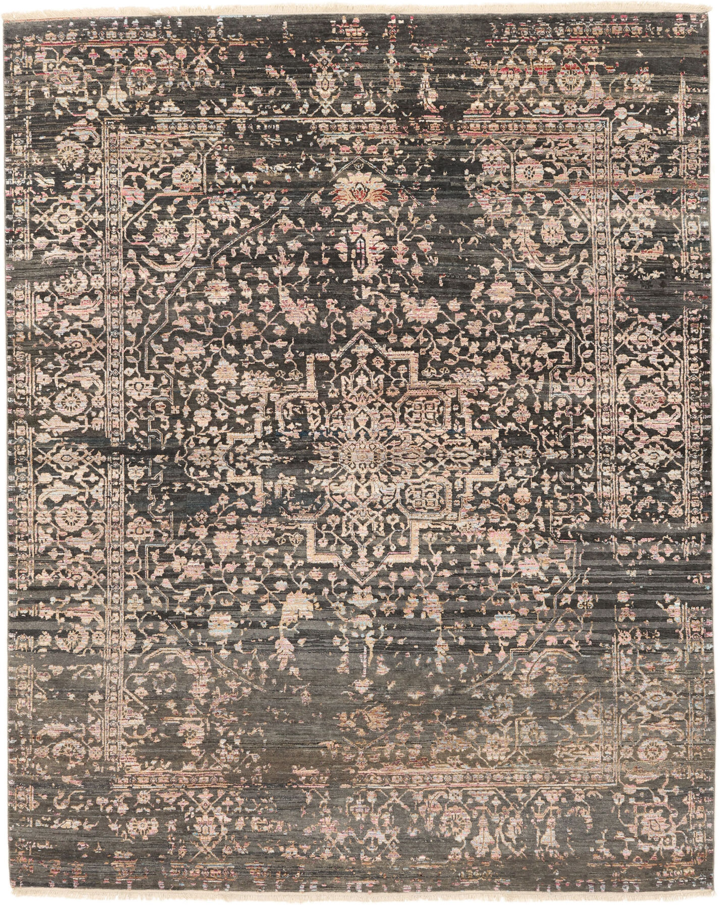 Anudada a mano . Origen: India Contemporary Design Alfombra 245x304