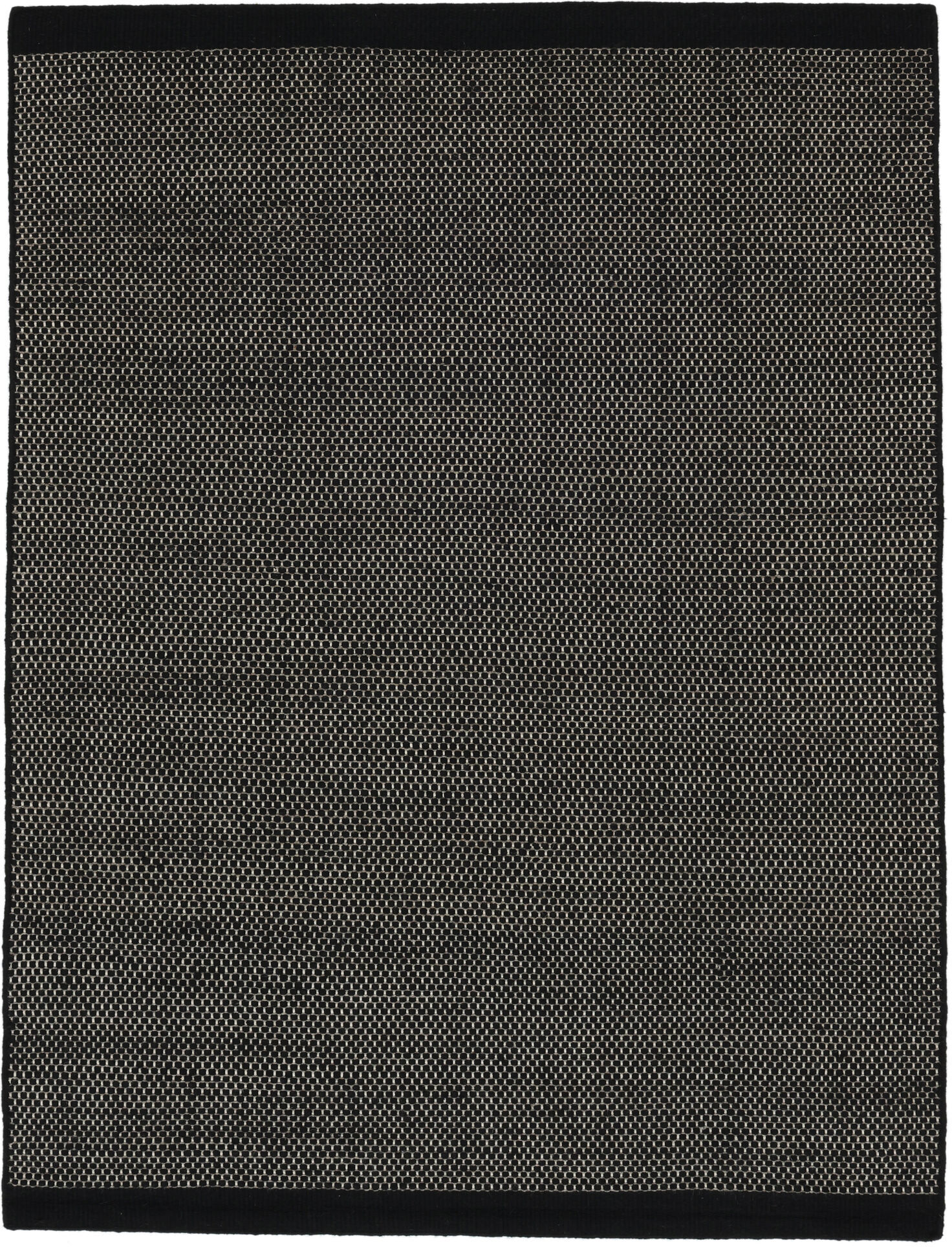 RugVista Kalix Alfombra - Negro / Blanco natural 200x300