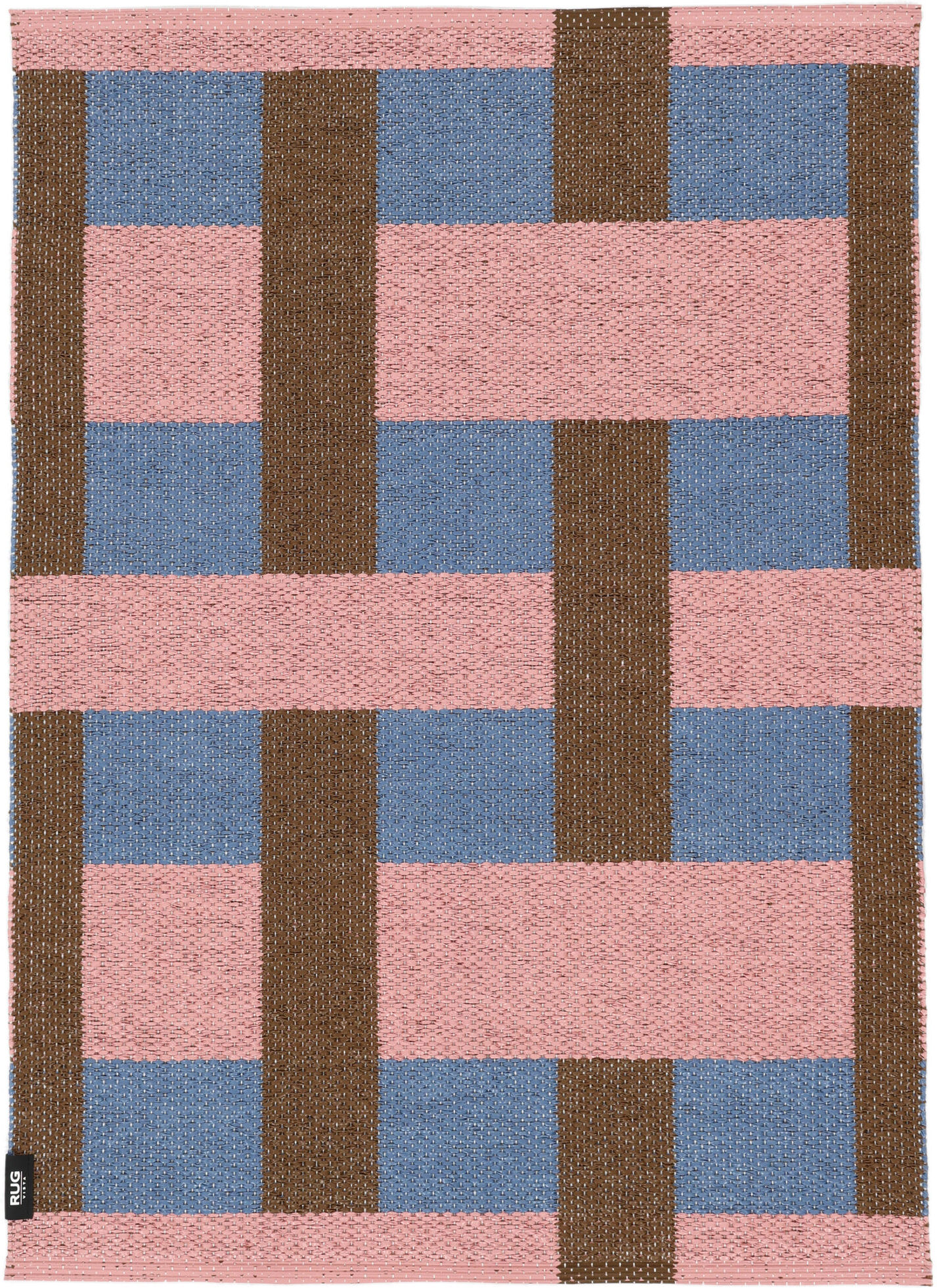 RugVista Checkson Alfombra - Rosa / Multicolor 70x100