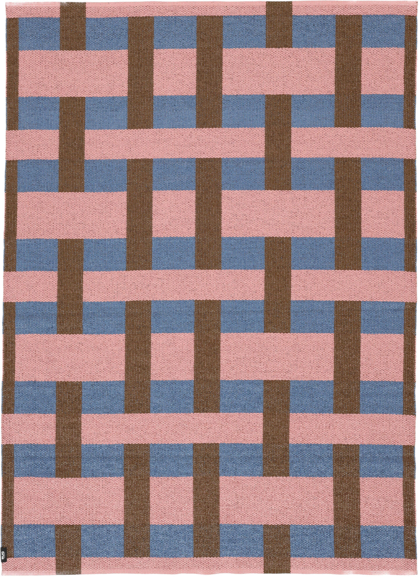 RugVista Checkson Alfombra - Rosa / Multicolor 150x200