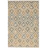 RugVista Patagonia Jute Alfombra - Beige crema / Azul 200x300