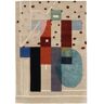 RugVista People of constructivism Alfombra - Beige / Multicolor 200x300