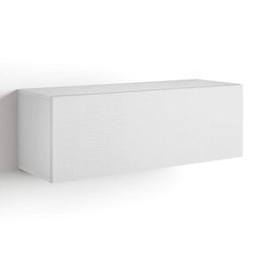 Mobili Fiver Unidad de pared Easy 104 con puerta hacia arriba, color fresno blanco