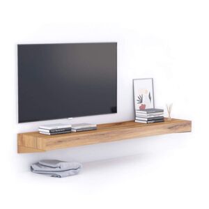 Mobili Fiver Mueble Tv Suspendido Evolution 180x40, Madera Rustica