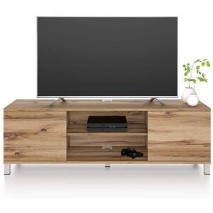 Mobili Fiver Mueble de TV Rachele, color Madera rústica