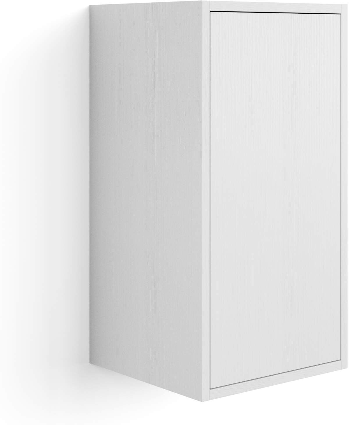 Mobili Fiver Unidad de pared Iacopo 70 con puerta abatible, color fresno blanco