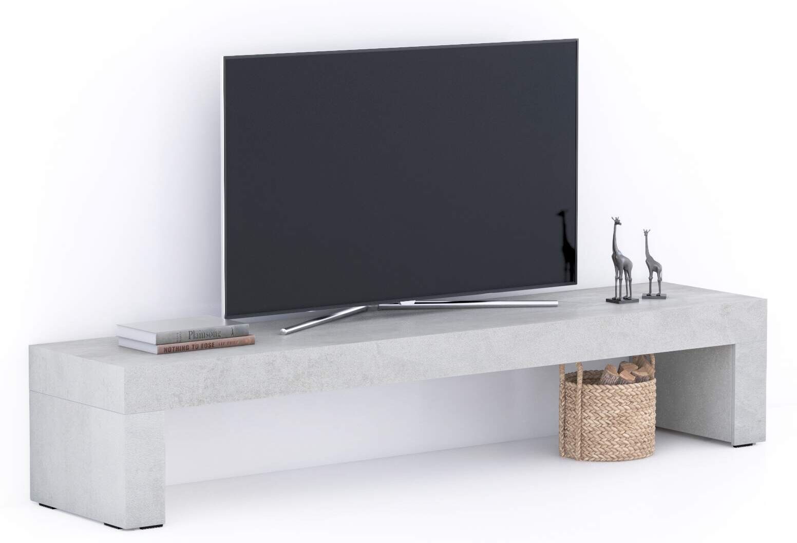 Mobili Fiver Mueble de TV Evolution 180x40, Cemento Gris