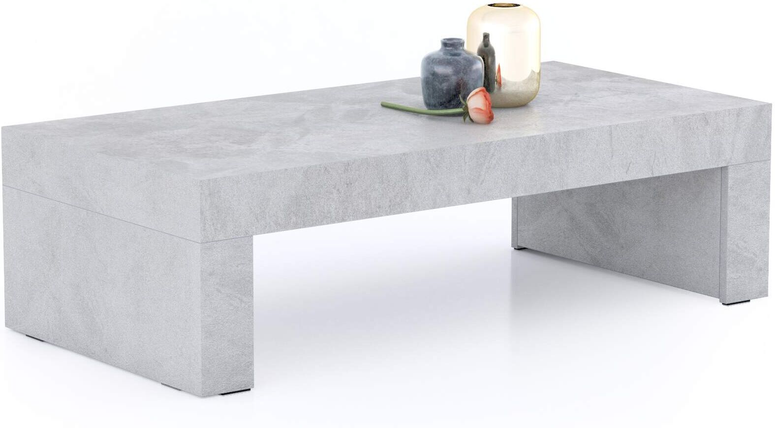 Mobili Fiver Mesa de centro Evolution 120x60, Cemento Gris