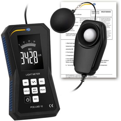 PCE Instruments Luxómetro PCE-LMD 10-ICA certificado calibración incluido PCE Instruments Luxómetro PCE-LMD 10-ICA certificado calibración incluido