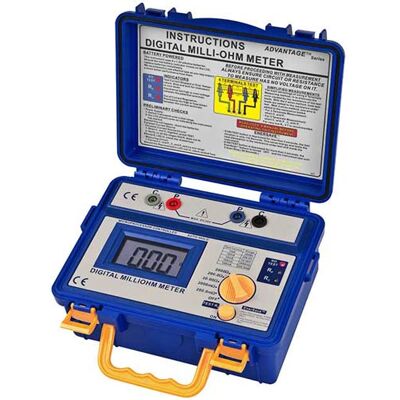 PCE INSTRUMENTS PCE MO 2002 - Milliohmmeter - Carcasa sellada, 5 rangos PCE INSTRUMENTS PCE MO 2002 - Milliohmmeter - Carcasa sellada, 5 rangos