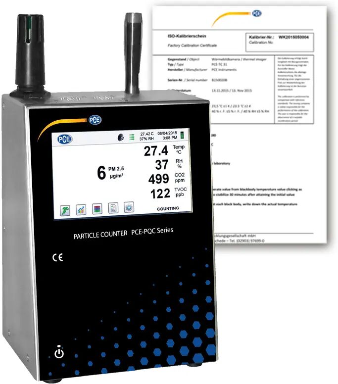 PCE Instruments Contador de partículas PCE-PQC 31EU