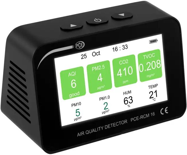 PCE Instruments  Medidor de CO2  PCE-RCM 16