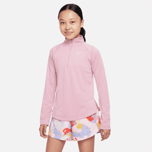 Nike Dri-FIT Camiseta de running de manga larga - Niña - Rosa (XS)