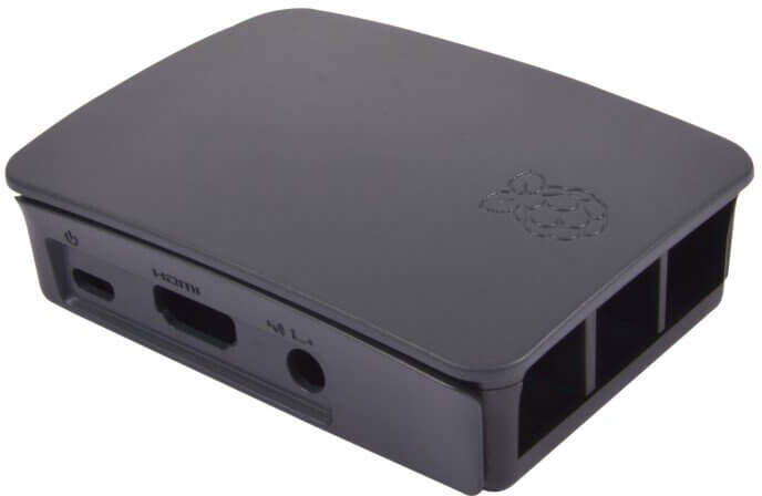 Raspberry Pi CAJA OFICIAL NEGRO/GRIS PARA RASPBERRY PI 3 Raspberry Pi CAJA OFICIAL NEGRO/GRIS PARA RASPBERRY PI 3
