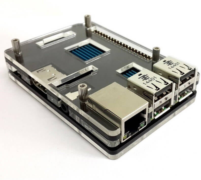 tiendatec CAJA ACRILICA LCD/HAT PARA RASPBERRY PI 2 B / B+ tiendatec CAJA ACRILICA LCD/HAT PARA RASPBERRY PI 2 B / B+