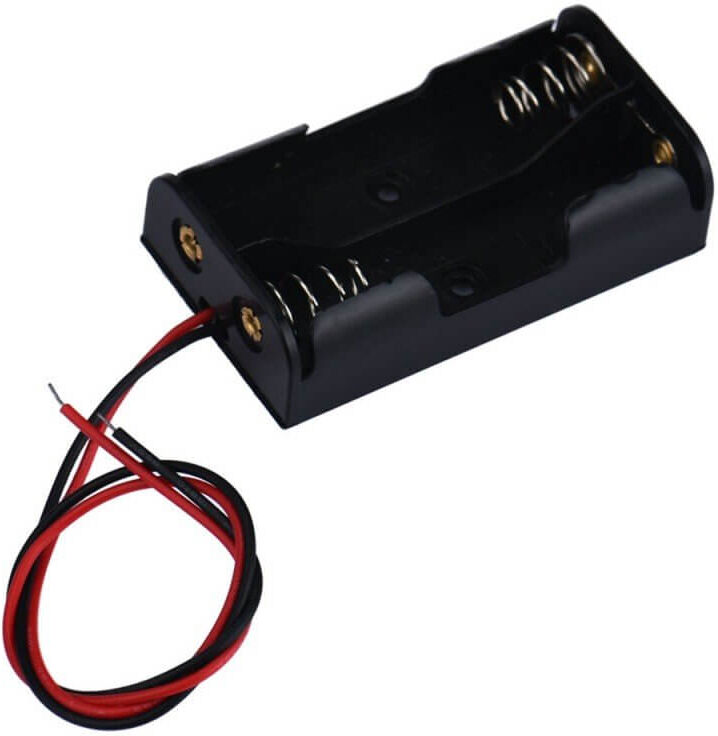 tiendatec PORTAPILAS 2 PILAS AA LR06 tiendatec PORTAPILAS 2 PILAS AA LR06