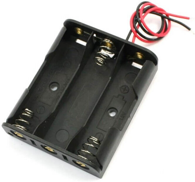 tiendatec PORTAPILAS 3 PILAS AA LR06 tiendatec PORTAPILAS 3 PILAS AA LR06