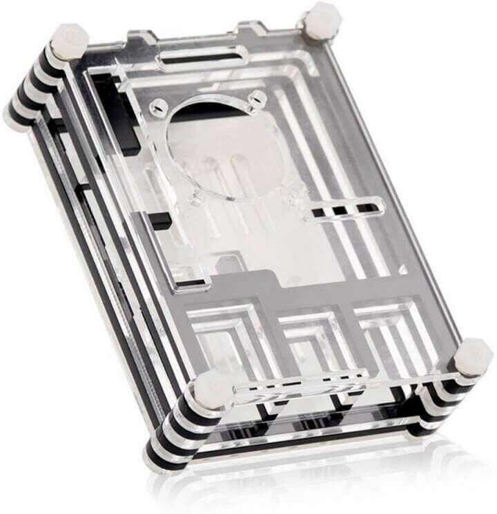 tiendatec CAJA ACRILICA 9 CAPAS PARA RASPBERRY PI 3 B tiendatec CAJA ACRILICA 9 CAPAS PARA RASPBERRY PI 3 B