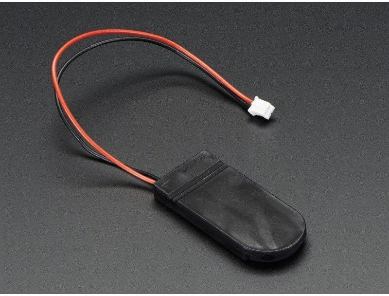 tiendatec PORTAPILAS 2 PILAS CR2032 CON INTERRUPTOR Y CONECTOR JST tiendatec PORTAPILAS 2 PILAS CR2032 CON INTERRUPTOR Y CONECTOR JST