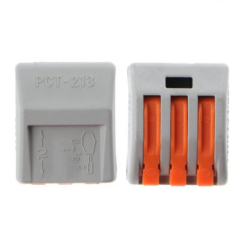 tiendatec BLOQUE TERMINAL EMPALME 3 CABLES REUTILIZABLE tiendatec BLOQUE TERMINAL EMPALME 3 CABLES REUTILIZABLE