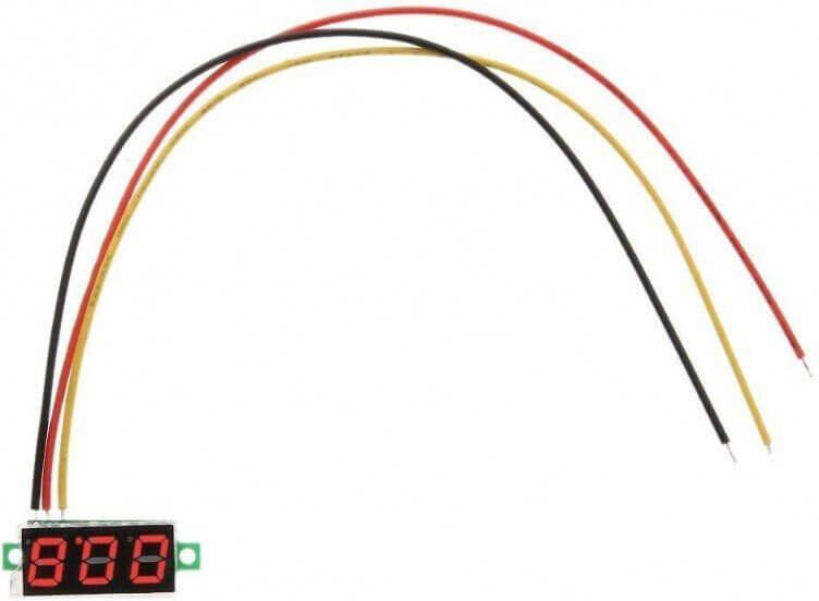 tiendatec VOLTIMETRO DC DISPLAY 3 DIGITOS 0-99,9V tiendatec VOLTIMETRO DC DISPLAY 3 DIGITOS 0-99,9V