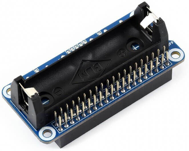 Waveshare HAT BATERIA LI-ION 14500 CON CARGA RAPIDA BIDIRECCIONAL Waveshare HAT BATERIA LI-ION 14500 CON CARGA RAPIDA BIDIRECCIONAL