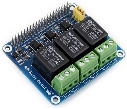 Waveshare HAT 3 RELES PARA RASPBERRY PI Waveshare HAT 3 RELES PARA RASPBERRY PI