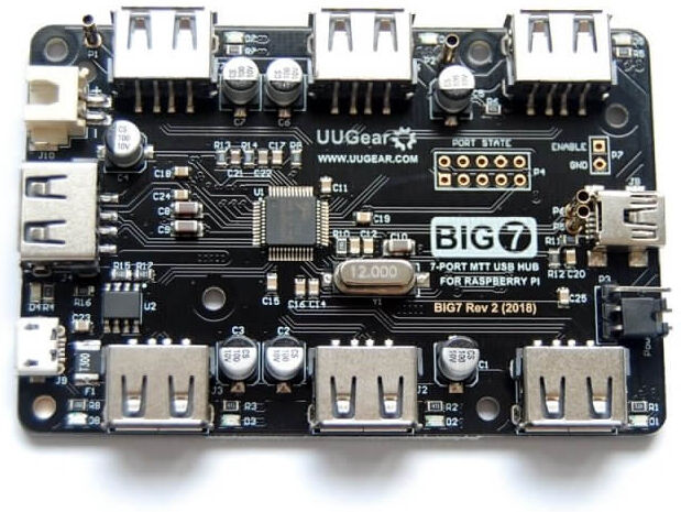 UUGEAR BIG7 HUB USB 7 PUERTOS PARA RASPBERRY PI (REV 2) UUGEAR BIG7 HUB USB 7 PUERTOS PARA RASPBERRY PI (REV 2)