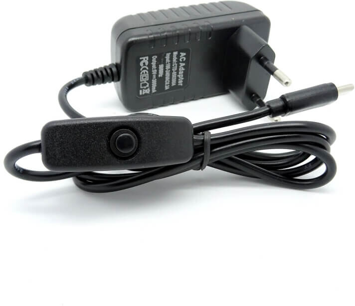 tiendatec FUENTE ALIMENTACION 5V 3A 15W USB-C CON INTERRUPTOR tiendatec FUENTE ALIMENTACION 5V 3A 15W USB-C CON INTERRUPTOR