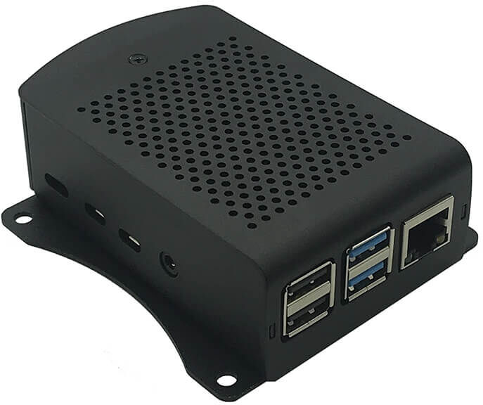 tiendatec CAJA SOPORTE VESA PARA RASPBERRY PI 4 tiendatec CAJA SOPORTE VESA PARA RASPBERRY PI 4