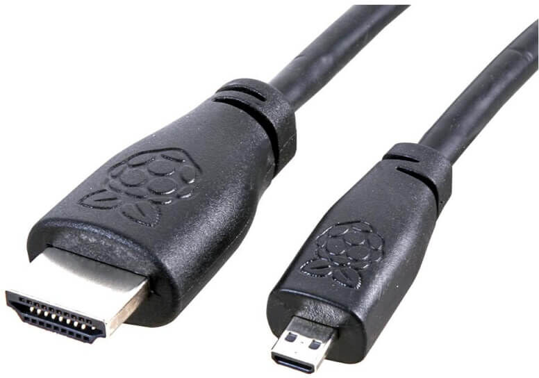 Raspberry Pi CABLE MICRO HDMI (TIPO D) 1M. NEGRO OFICIAL RASPBERRY PI Raspberry Pi CABLE MICRO HDMI (TIPO D) 1M. NEGRO OFICIAL RASPBERRY PI
