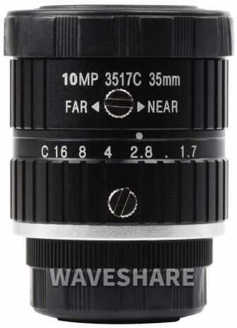 Waveshare LENTE TELEFOTO 35MM PARA RASPBERRY PI HQ CAMERA Waveshare LENTE TELEFOTO 35MM PARA RASPBERRY PI HQ CAMERA