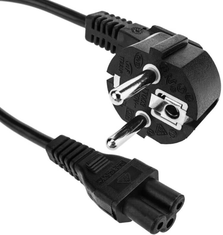 tiendatec CABLE ALIMENTACION SCHUKO CEE-7/7 A IEC-320-C5 1,8M NEGRO tiendatec CABLE ALIMENTACION SCHUKO CEE-7/7 A IEC-320-C5 1,8M NEGRO