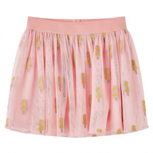 vidaXL vestido infantil con tul y estampado bordado de polos rosa claro 128 Prendas de vestir Ropa y accesorios