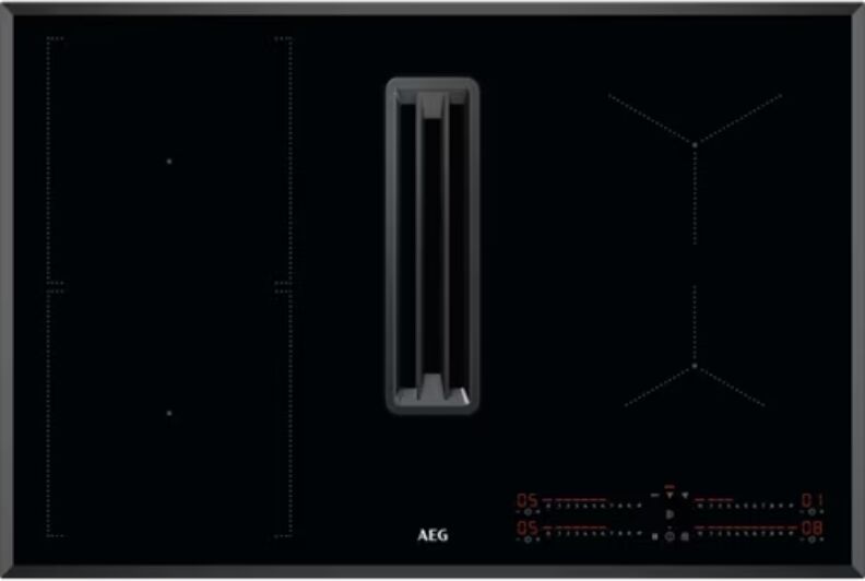 AEG CCE84543FB Placa de inducción con extractor