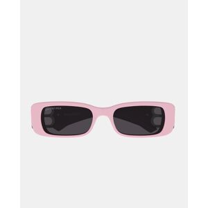 Balenciaga Gafas de sol de mujer rectangulares de acetato en rosa.