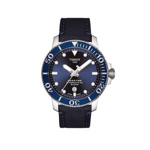 Tissot Reloj de hombre colección Seastar automático de tejido color azul.