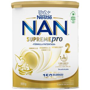 Nestle Leche de continuación Nan Supreme Pro 2 en polvo Premium 6 a 12 meses 800 g Nestlé.