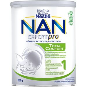 Nestle Leche para Lactantes con Transtornos Digestivos Cólicos o Estreñimiento Nan Total Confort 1 en polvo 0 a 6 meses 800 g Nestlé.