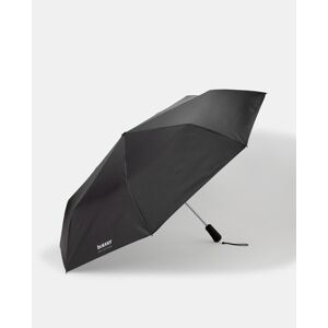 Isotoner Paraguas plegable automático en negro.