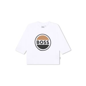 Boss Camiseta de bebé niño en color blanco liso. hombre (3 Meses)