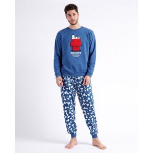 Admas Pijama de hombre algodón con puños. hombre (XL)