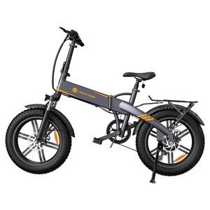 ADO A20F XE 250W Bicicleta eléctrica Marco plegable 7 velocidades Engranajes Extraíble 10.4 AH Batería de iones de litio E-bike - Gris