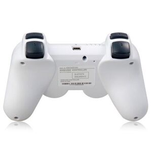 geekbuying Gamepad inalámbrico Bluetooth Six-Eje DualShock para PlayStation 3 Controller - Blanco