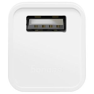 Sonoff Adaptador inteligente Micro USB SONOFF, aplicación inalámbrica de 5V, Control remoto, asistente de voz, calendario, Wi-Fi de bolsillo