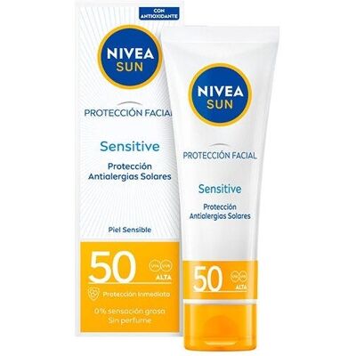 Nivea Protección Facial Sensitive Spf 50 Nivea Protección Facial Sensitive Spf 50